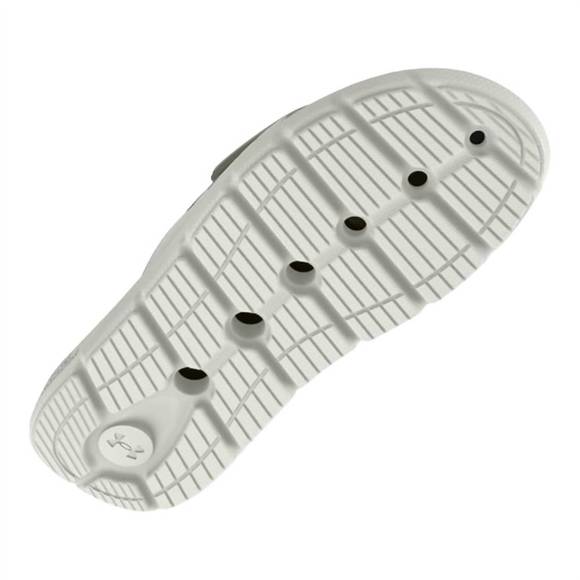 NEW UNDER ARMOUR women's ignite pro slides in olive tint/grove green/metallic gr - Picture 4 of 4